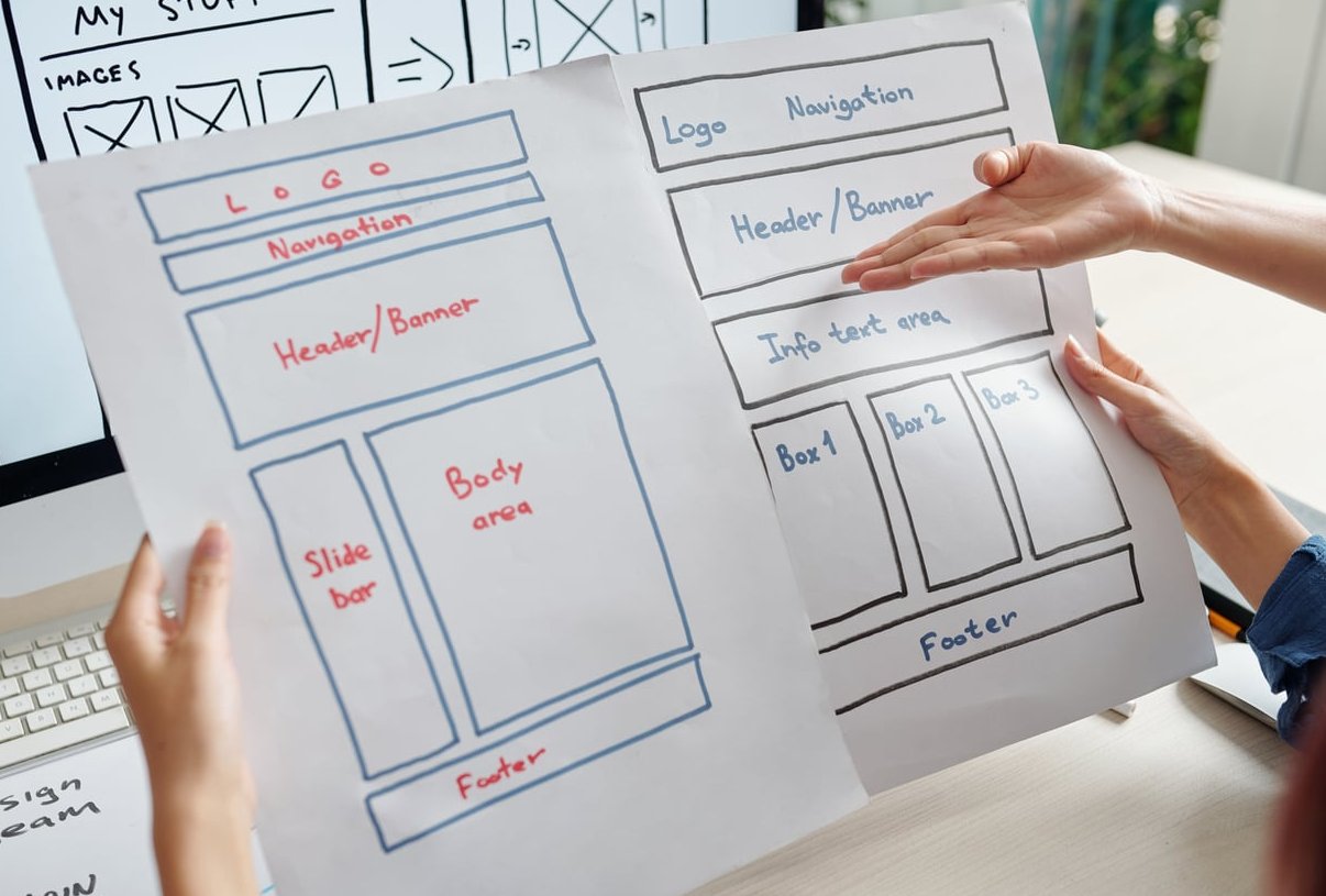 website homepage design